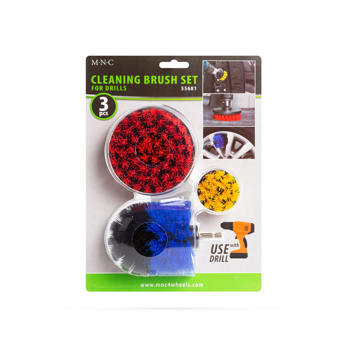 Σετ Βούρτσες Καθαρισμού για Δράπανο – 3 Τεμάχια