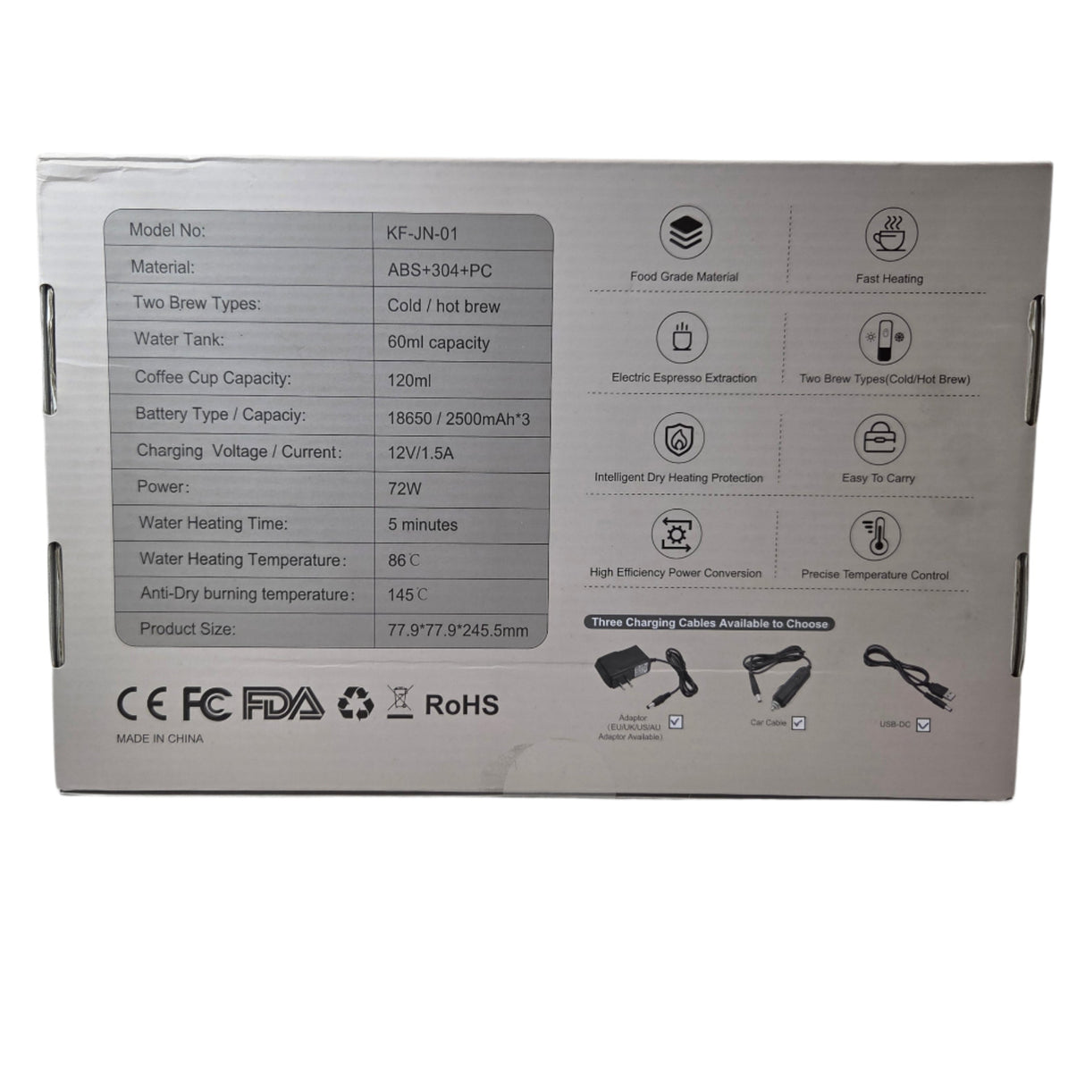 12V Capsule Coffee Maker KF-JN-01