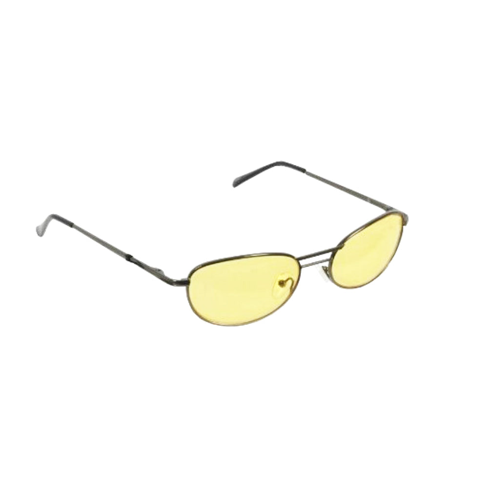 Nachtfahrbrille mit elegantem Metallrahmen