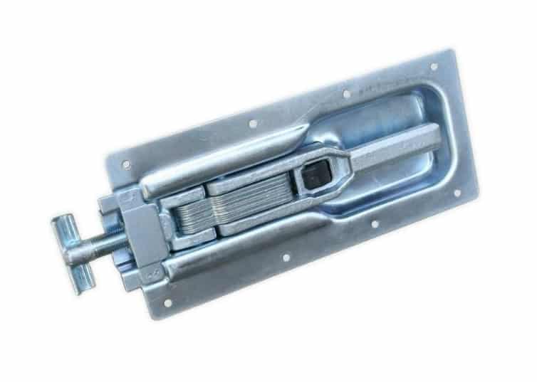 Recessed T-Latch Sidewall Lock