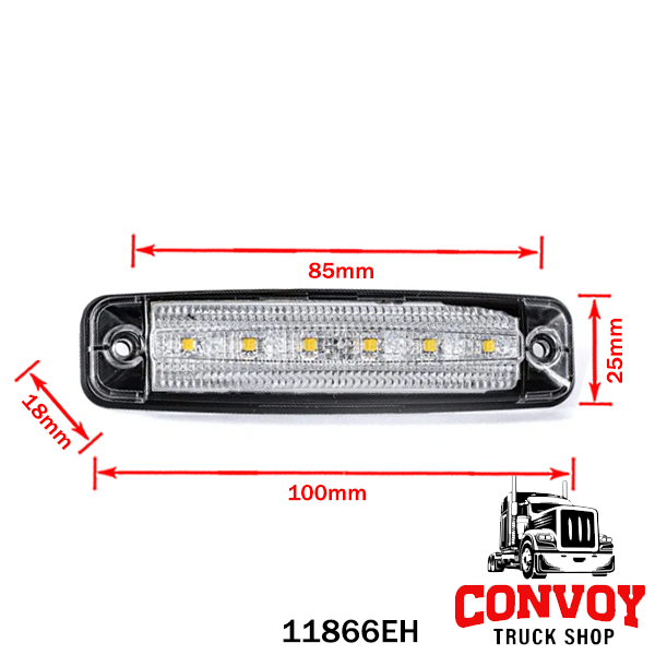 Compact LED Position Light with Cable 12/24V Fristom