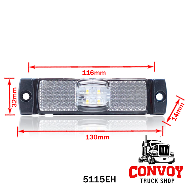 LED Position Lamp with Side Mount