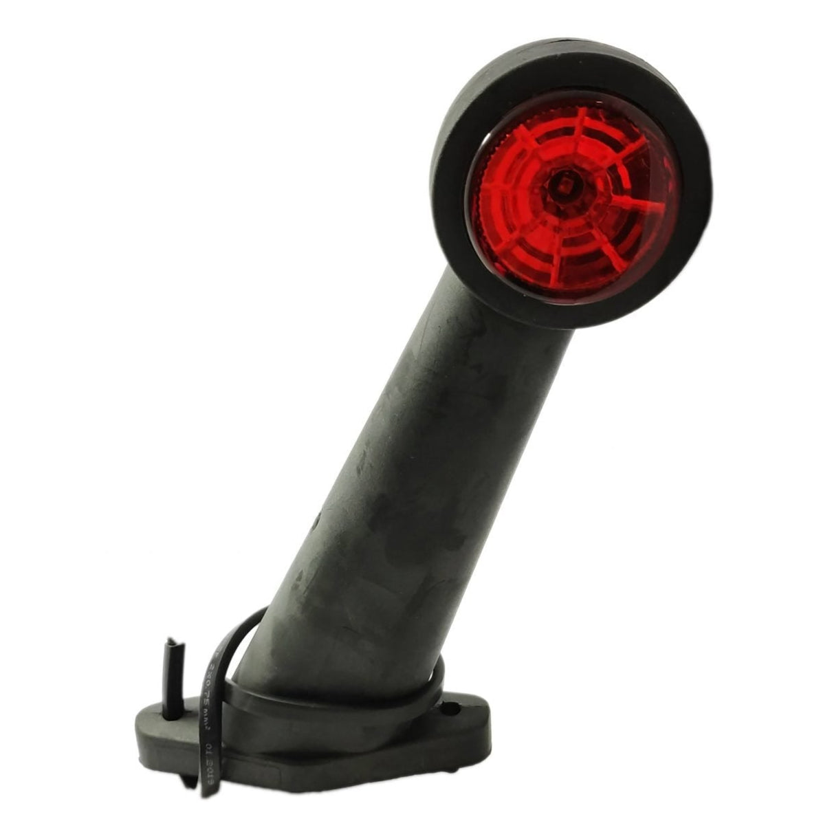 Fristom LED Marker Lamp with Straight Arm – Large Microprism, Rubber Housing