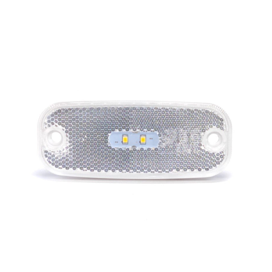 Rounded LED Side Marker Lamp 2LED 12/24V