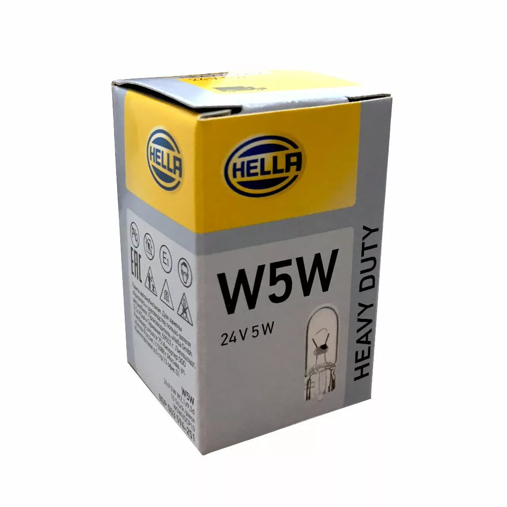 Hella T10 Glass Bulb