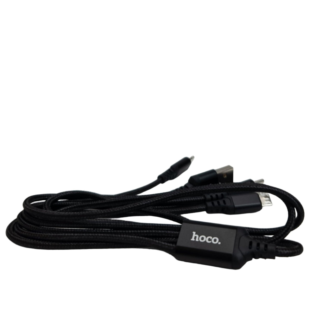 USB Καλώδιο 4 σε 1 Hoco X76, 1m, Μαύρο