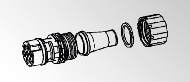 Lamp Connector for Krone, Kögel by Hella