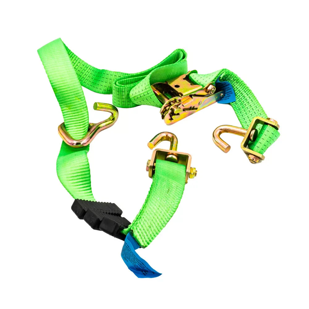3-Point Wheel Tie Down Strap, 2.5 m