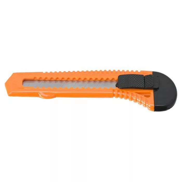 Utility Knife with Plastic Handle and 18mm Snap-Off Blade