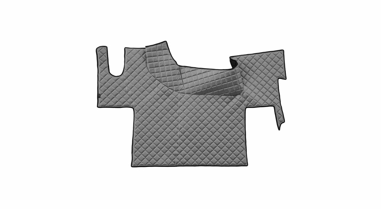 Quilted Faux Leather Floor Mat for Renault T Flat-Floor