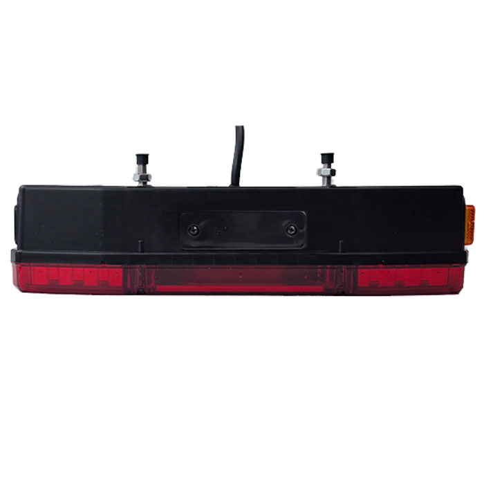 Universal 7-Function LED Tail Light with License Plate Holder 12-24V
