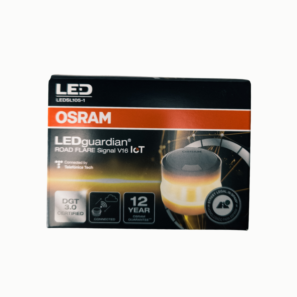 Luce di Emergenza LED Gialla Magnetica 360° Osram V16
