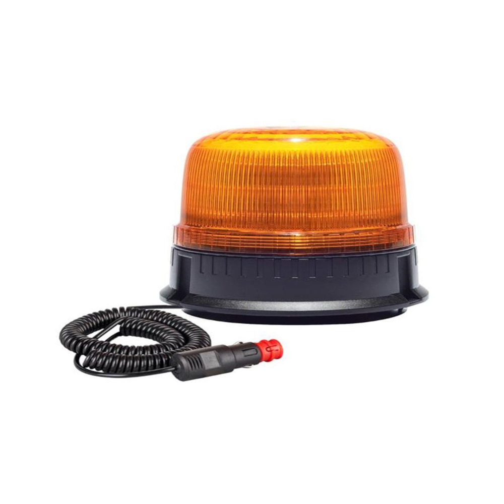 Gelbe LED Warnleuchte 12V/24V – 16 LEDs, kompakt, verschiedene Befestigungen