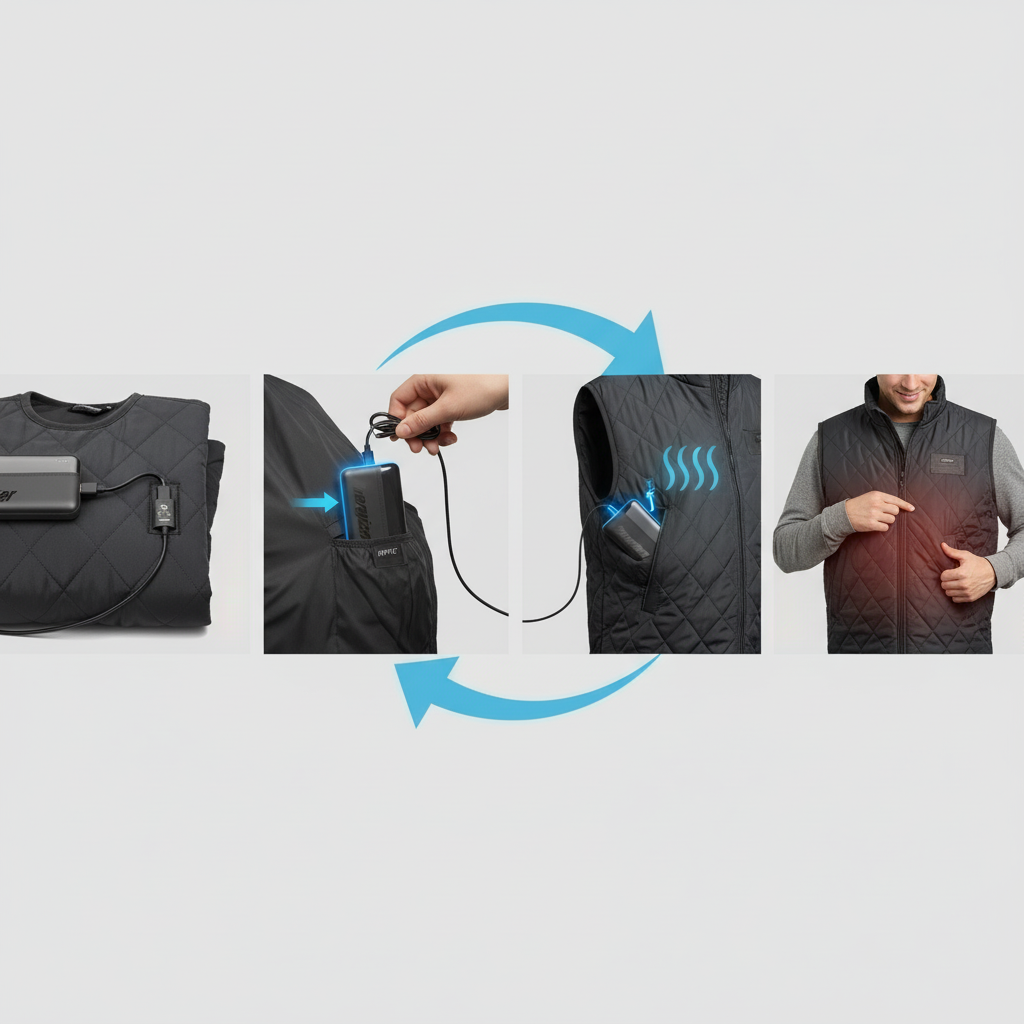 Power Bank Fast Charger for Heated Vests