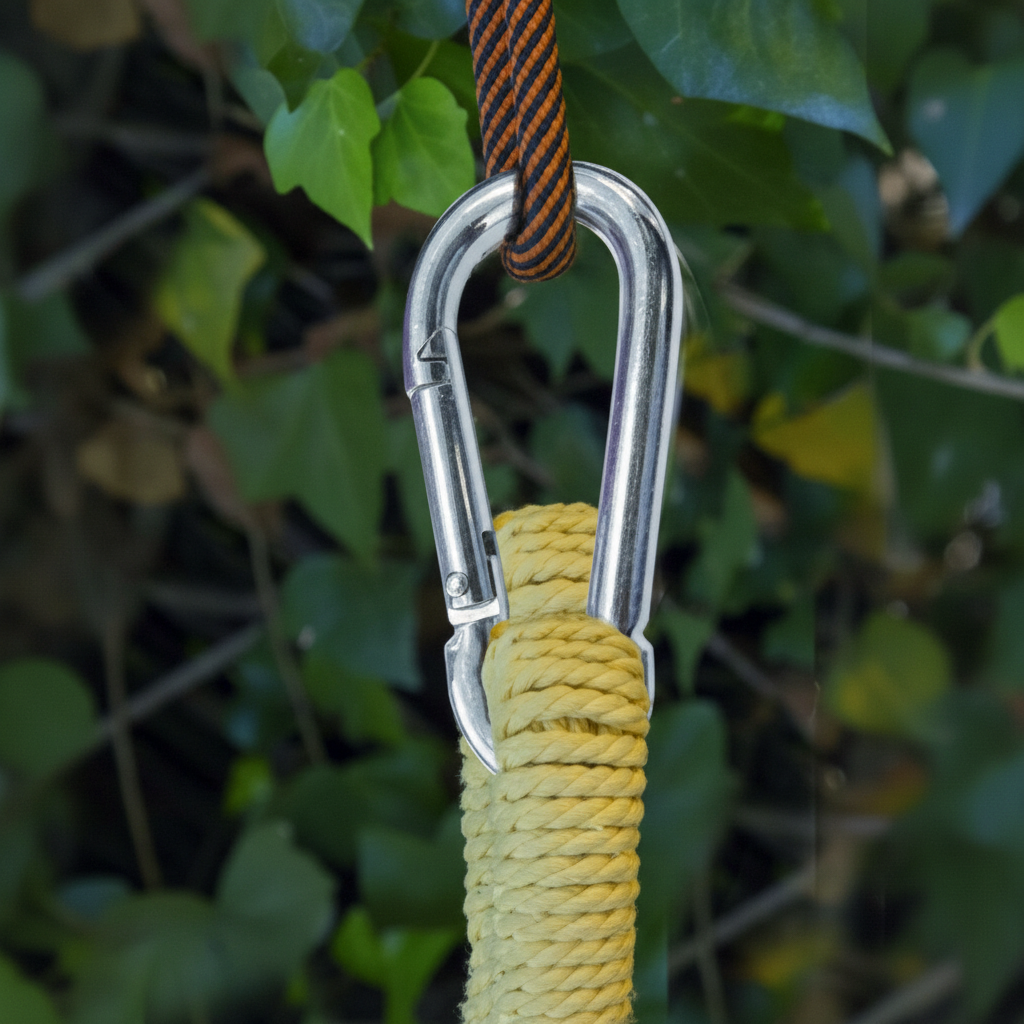 Set di 4 moschettoni con gancio Black+Decker