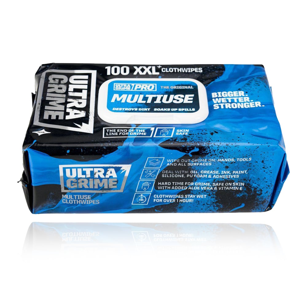 Υγρά Μαντηλάκια UltraGrime PRO Multiuse XXL+ (100 τεμάχια)