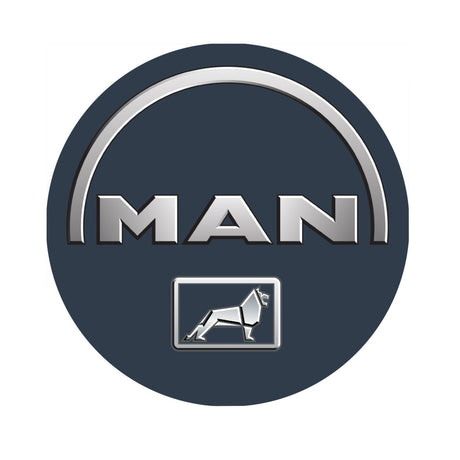 MAN Logo Round Sticker 22cm