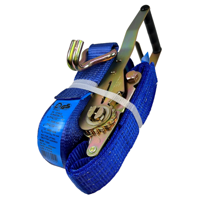 Spanifer Heavy-Duty (ERGO) 5 Ton Ratchet Strap – Blue