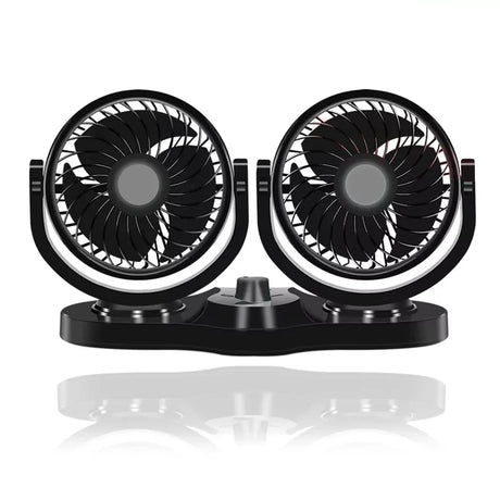 Dual Car Fan 18W