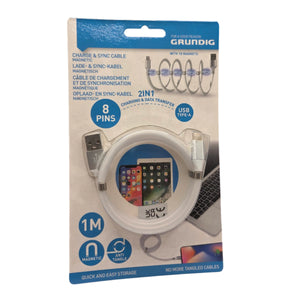 USB A Magnetic Sync Cable 1m