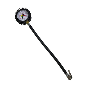 Tire Pressure Gauge with Hose, Up to 12 Bar