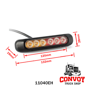 Slim 3-Function LED Tail Light 12/24V
