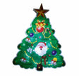 LED Christmas Tree Window Decoration, 20 cm, Battery Operated