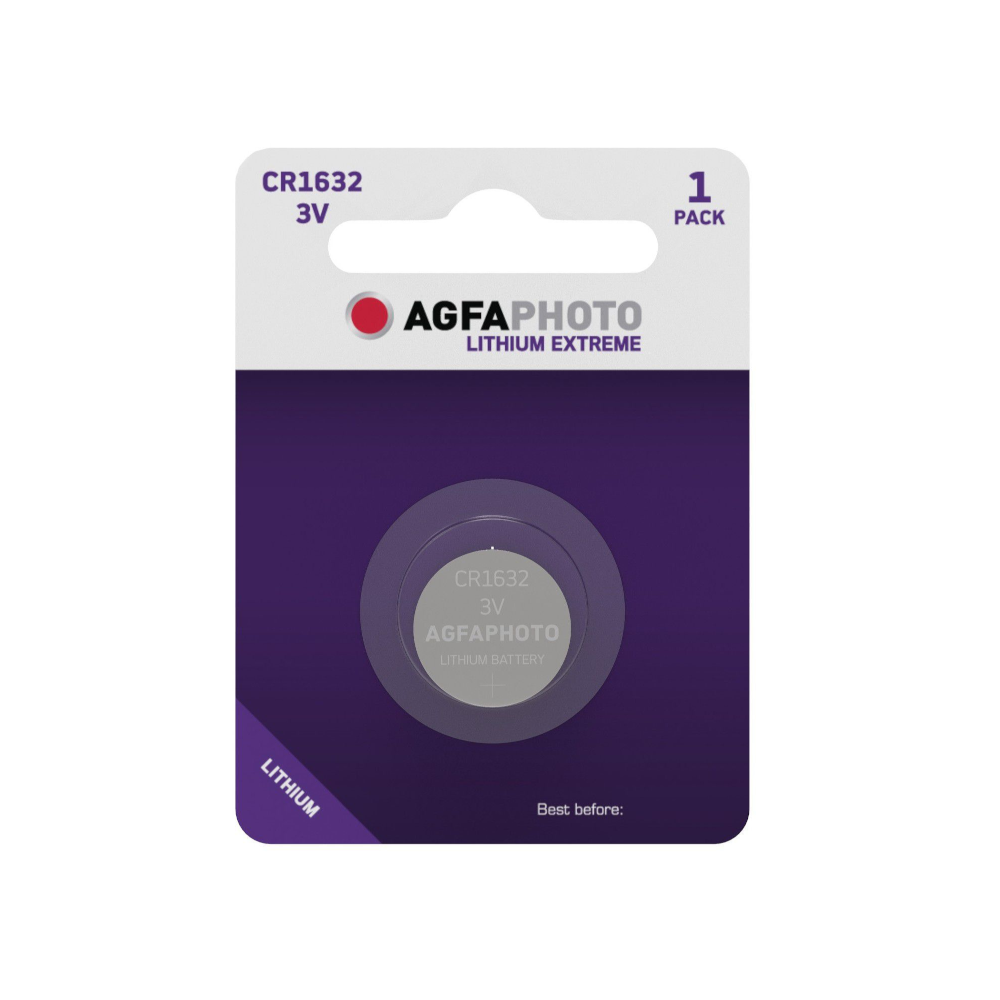 CR1632 Lithium Coin Cell Battery 3V (1 Piece)