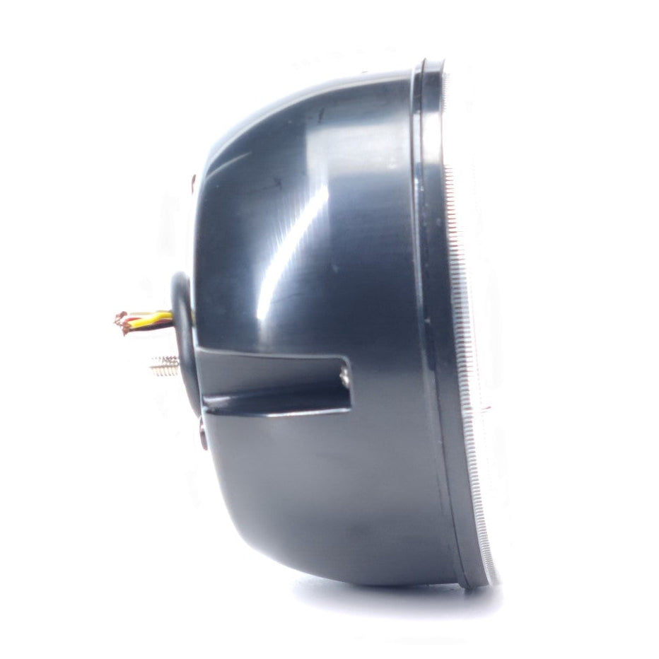 Round LED Stripe Lamp with Indicator, Transparent, 12/24V