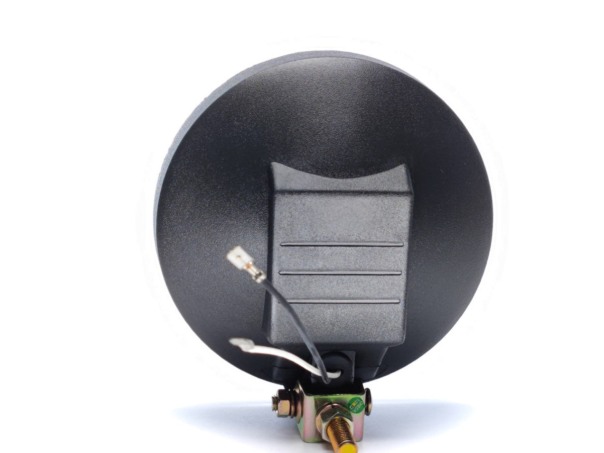 Round Spotlight with White Lens, 12V Bulb, 160 mm