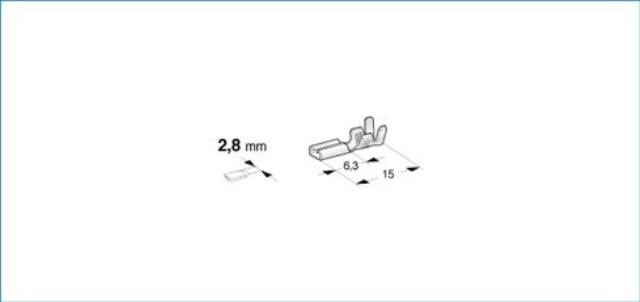 Cosse à languette pour câble
