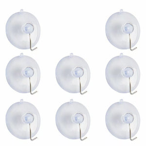 Suction Cup Hook Set – Pack of 8
