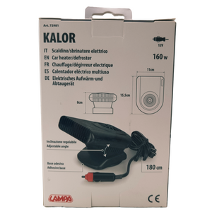 12V 160W Car Defroster with Cigarette Lighter Plug