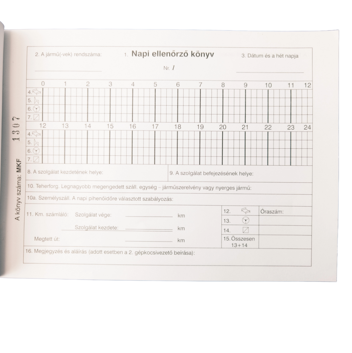 Driver's Logbook for Personal Records