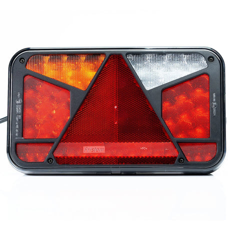 6-Function LED Rear Light with Triangle Reflector and Canbus 12V Connector