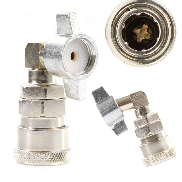 Quick-Connect Fitting for Air Tank Valve