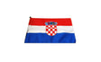 Drapeau Croatie à main (30x45 cm) avec hampe