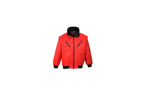 Red 3-in-1 Pilot Jacket