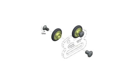Tarpaulin Roller Wheel 31.5mm