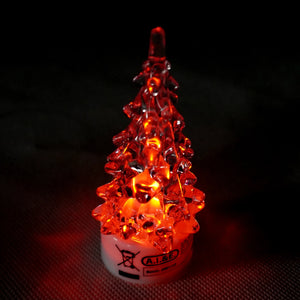 Color-Changing LED Christmas Tree Decoration 9 cm