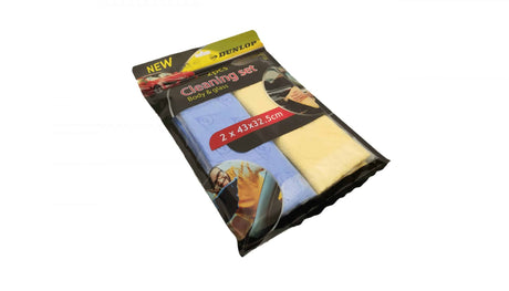 Dunlop Cleaning Cloth Set (Exterior & Interior)