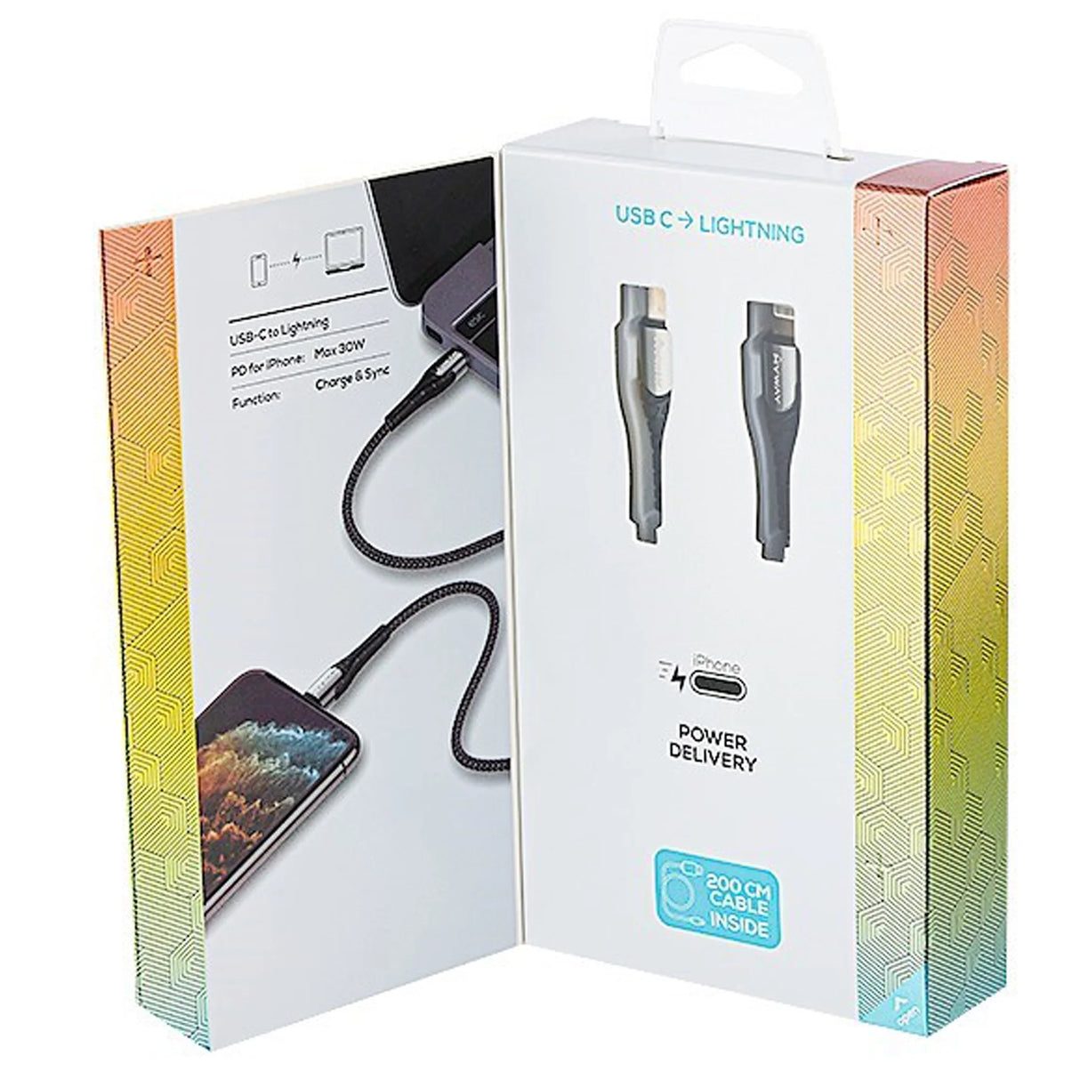 Καλώδιο USB-C σε Lightning 2m για Φόρτιση & Μεταφορά Δεδομένων (έως 30W)