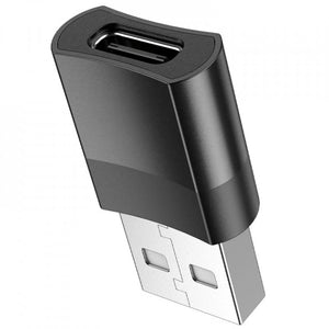 Adaptateur USB 2.0 vers USB Type-C – Noir