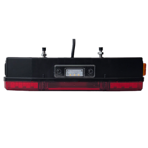 Universal 7-Function LED Tail Light with License Plate Holder 12-24V