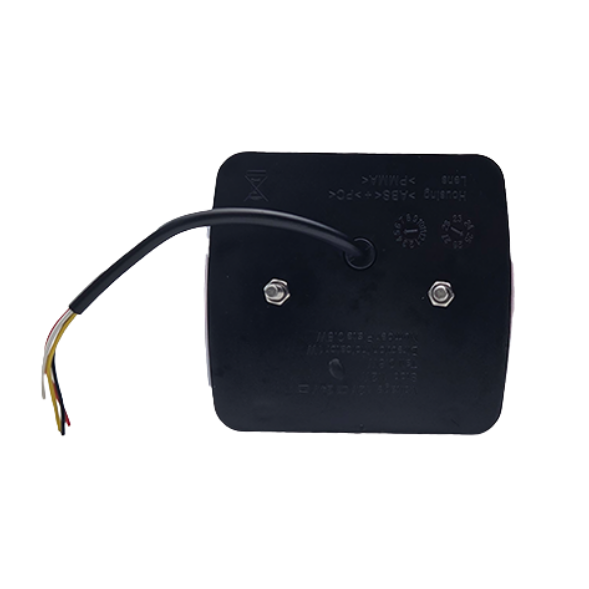 LED Trailer Light with 4 Functions, Prism, 12V/24V