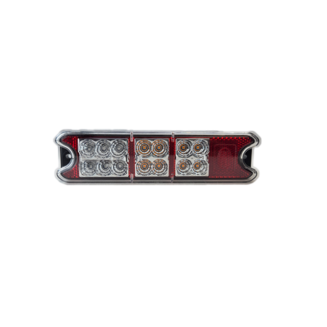 3-Function LED Rear Light with Reflector 12/24V
