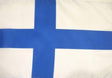 Grand drapeau finlandais 90x150 cm
