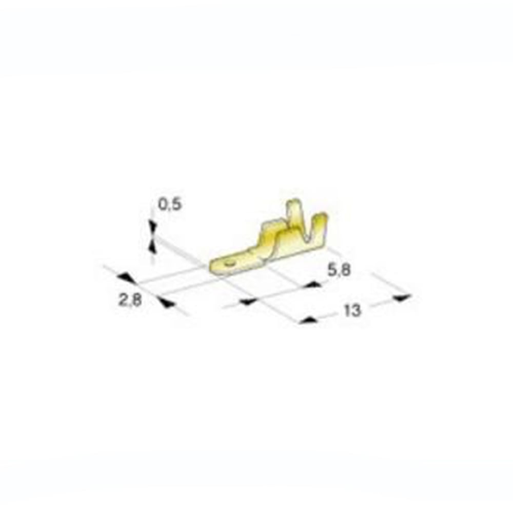 Cosse à languette pour câble