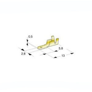 Cosse à languette pour câble