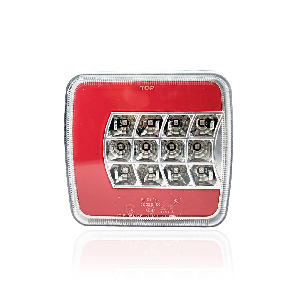 LED Lamp 4-Function Transparent Non-Reflector 12/24V